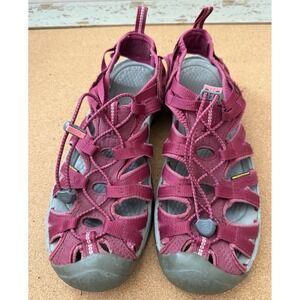 Keen Whisper Waterproof Hiking Sandals Burgundy Women's Size 9 Trail Sport
